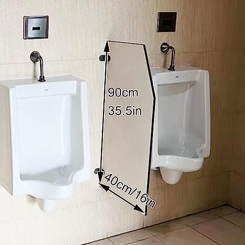 Deflector del orinal y panel de separación lavable para aseos colectivos 5