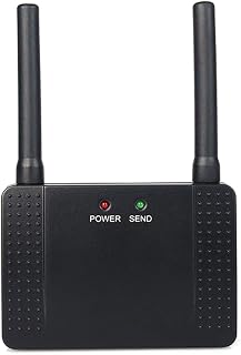 Pesfehhy Amplificador 500MW RF Repetidor InaláMbrico Amplificador de SeñAl Extensor de CóDigo de Aprendizaje para T117 BotóN de Llamada 433MHz F4408A Enchufe de la UE