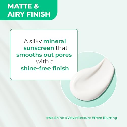 MAKEP:REM MAKE P:REM UV defense me. Matte Airy-Fit Mineral Sunscreen SPF 50, Broad Spectrum UVA/UVB Protection, Pore-Blurring Matte Finish, No Whitecast, Lightweight Daily Korean Sunscreen, 1.69 fl. oz. (50ml)