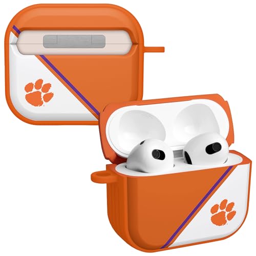 Affinity Bands Clemson Tigers Champion Series HDX Case Cover Compatible with Apple AirPods Generation 3