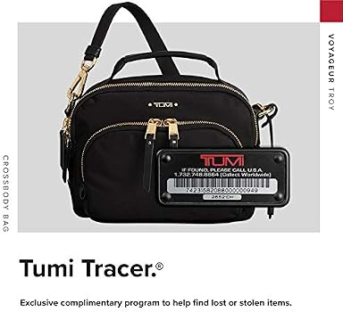 TUMI Voyageur Troy Crossbody, Black- Troy, One Size, Voyageur Troy