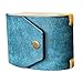 Colaxi Cash Wrap Wallet with Clasp Organizer Lightweight Fashion Handy Purse Bands Leather Money Clip Holder for Business Trip Shopping Men Women for Bills, Slim Pocket Money, Blue