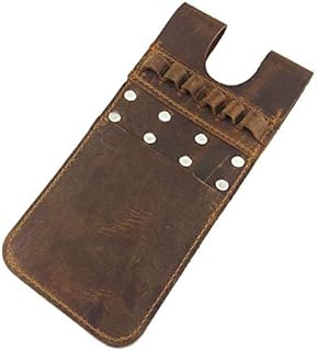 CHINA AMIER ARCHERY Back Pocket Arrow Quiver Horse Leather Pocket Quiver for Holding 6 Pieces Arrows