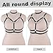 Women's Body Cage Breast Harness Belts Hollow Out Bra Strappy Plus Size Lingerie New Punk Gothic Rave Charm Tops Bras (Black 268)