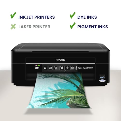 Double Sided Matte Photo Paper 4x6, Goefun 200GSM/54LB Inkjet Printer Paper for Dye Ink and Pigment Ink, 100 Sheets