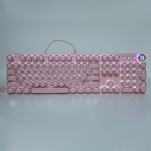 Clavier mécanique de jeu, 104 touches réelles bleues silencieuses, clavier gaming RGB personnalisable pour joueurs professionnels et bureautique créatif – vue 4