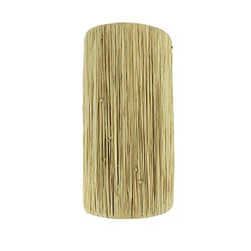 ARTIGIANATO VULCANO Aplique marroquí de fibra natural y hierro para habitación 15 x 8,5 x 30,5 cm