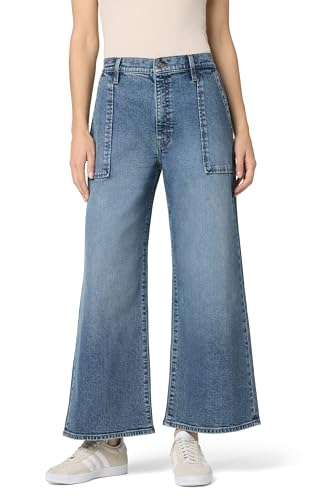 Jean large taille haute HUDSON Jolene en denim premium pour femme