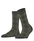 Burlington Damen Socken Dalston, Nachhaltige biologische Baumwolle Schurwolle, 1 Paar, Grün (Thistle 7417), 36-41