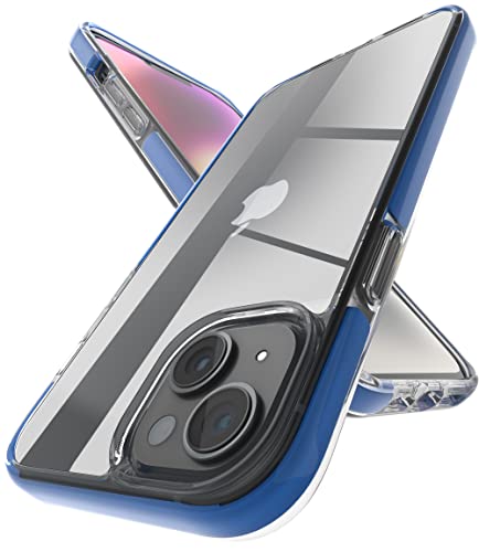 Image of Vaku Luxos Guard Series for iPhone 14 Plus Cover Case, 10 Feet Drop Protection, Shockproof, Scratch Resistant, Slim, Thin Compatible with iPhone 14 Plus Back Cover - Dark Blue