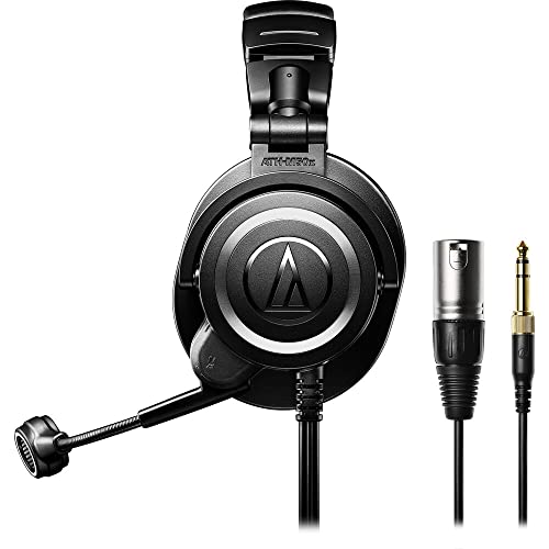 Image of Audio-Technica ATH-M50xSTS XLR StreamSet Streaming Headset + Microfiber Cleaning Cloth + Headphone Stand + Goby Labs Headphone Cleaner 4 fl oz