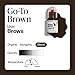 Perma Blend Brown Permanent Makeup for Eyebrows, Used For Microblading and, Professional Cosmetic Pigment - Go to Brown, .5 oz.