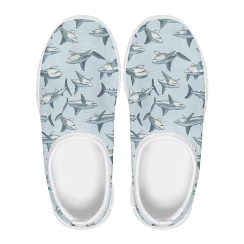 Shark Shoes for Boys School Sneakers Breathable Mesh Walking Running Shoes Lightweight Slip on Tennis Shoe2