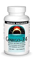 Algopix Similar Product 15 - Source Naturals - Ginkgo 24, 120 mg
