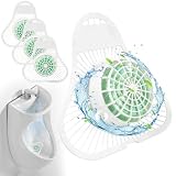 4 Urinalsieb Mit Duft, Urinal Screens Deodorizer, Gerüche, Spritzschutz