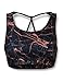 Produktbild Amazon-Marke: AURIQUE Damen Sport-BH Low Impact Strappy, Grau (indische Tinte, Marmordruck), S, Label:S