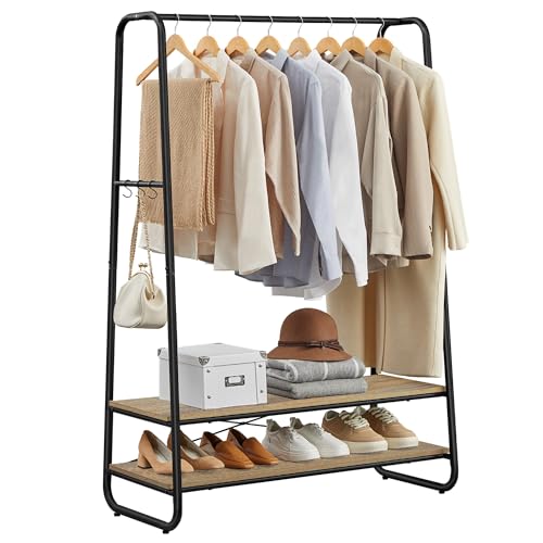 VASAGLE Kleiderständer, Garderobenständer, Garderobe, 2...