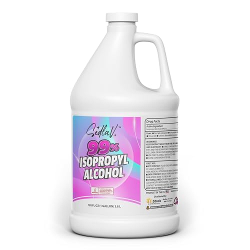 99% Isopropyl Alcohol 1 Gallon Rubbing Alcohol Isopropyl 99 Percent Technical Use Can be Diluted 1 Gallon of Isopropyl Alcohol 99%