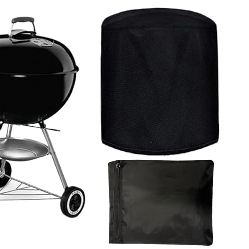 Funda para fumadores, impermeable, redonda, resistente al alto rendimiento, tela Oxford 210d, con cierre de cordón para el patio trasero, camping