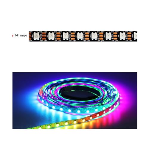 Tira LED direccionable 5m WS2812B 5V IP20 miniatura 3