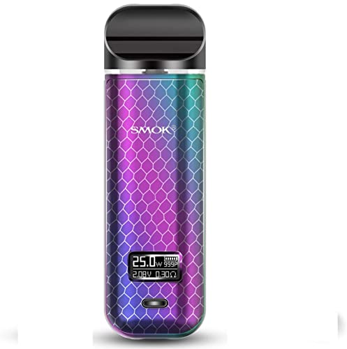 Authentic-SMOK-Nove-X-Kit-with-Built-in-450mAh-Battery-MTL-Vaping-Pod-System-Kit-No-Nicotine-No-TobaccoRainbow-Cobra