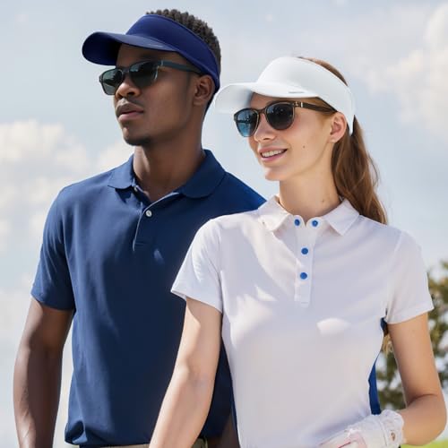 Image of Sukeen Cooling Stretchy Visor Free Size Cool Hat with UV Protection Brim Peak Vizor for Golf,Tennis,Cycling,Running