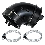 Vsttar Dishwasher Circulation Pump to Sump Hose (Includes Two Clamps) Part # W10445975 - Replacement & Compatible With Some Amana,Inglis,Jenn Air,Kenmore,Kitchen Aid and Whirlpool Dishwashers