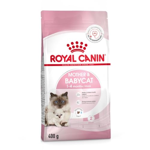 Image of Royal Canin Mother & Babycat Food, 400 Grams, Dry Food, Provides Complete Support for Mother & Babycat Health, Supports Brain Development & Promotes a Strong Immune System