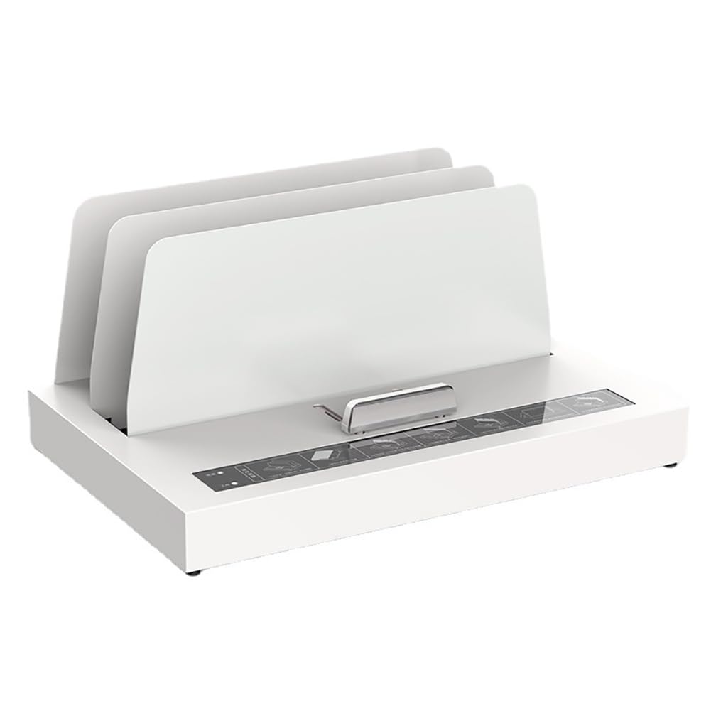 Accessori per Ufficio, rilegatrice Termica, rilegatrice Termica per contratti di Documenti, Spessore di Rilegatura 50 mm, 3 Livelli di Regolazione del Tempo di Rilegatura, regolazi