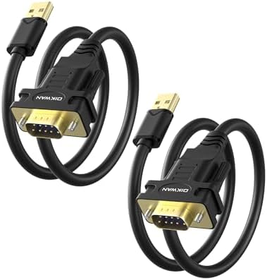 USB to RS232 Serial DB9 Male Cable,...