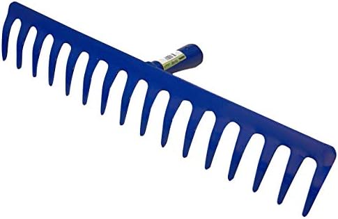 Riegolux 301931 Garden Rake without Handle, 16 Tines