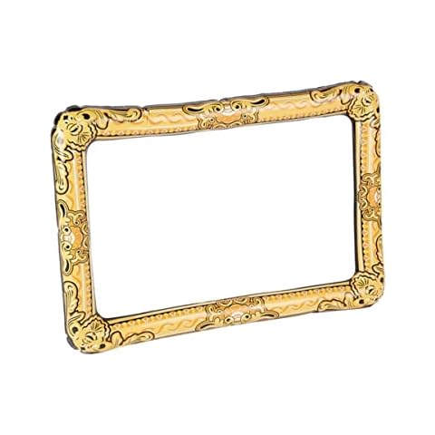 Smiffys Gold Inflatable Picture Frame 70cm Cover