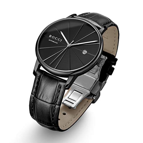 Image of Automatic Watch for Men, Japanese Automatic Mechanical Movement, Sapphire Crystal, Date Display, 50M Water Resistant, 40mm Minimalist Dress Watch