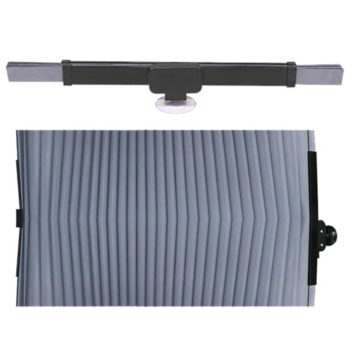 Smileshiney Parasol Retráctil Para Coche | 46 Cm Parasol Coche Delantero | Cortinas Para Ventana De Coche Para Protección UV, Persianas Para Ventanas Delanteras Y Traseras, Cortinas De Privacidad Para