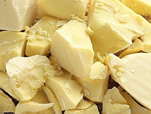 Pure Raw Cocoa Butter - Fresh Scent, 1 LB, All Skin Types & Tones