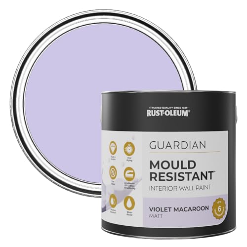 Rust-Oleum Purple Guardian Mould Resistant Wall Paint - Violet Macaroon 2.5L