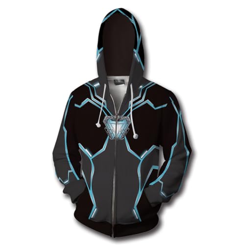 Image of 3D Captain Fashion Cosplay Hoodie Jacket
