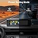 VAMOTA RV Tire Pressure Monitoring System, Tire Pressure Monitor with Solar Charge &USB, Car TPMS with 6 Sensors and 6 Alarm Modes, Real-time Color LCD Display for RV/Trailer/Truck/SUV