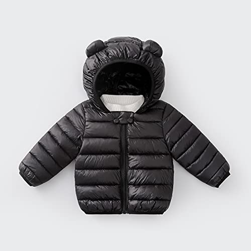 Toddler down Coats Lightweight Puffer Jackets Outwear Baby Boys Girls Zip up Thick Hooded Coats Winter Warm Windproof4
