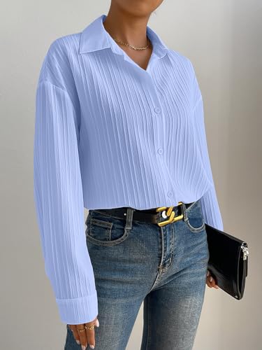 Image of GRECIILOOKS Shirt for Women | Women Shirt | Long Shirt for Women | Shirt Tops for Women | Oversized Shirt for Women