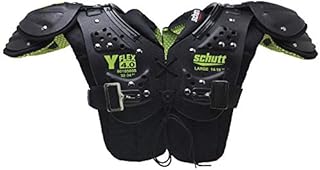 Schutt Y-Flex 4.0 Shoulder Pads, Football, Black, Small