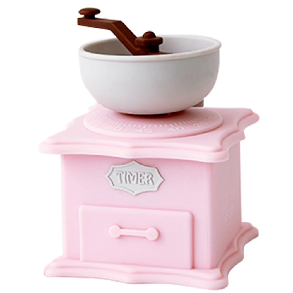 CTRLZS Cute Mechanical Kitchen Timer Countdown Tool Children'S Kitchen Cooking Timing Tool Pink