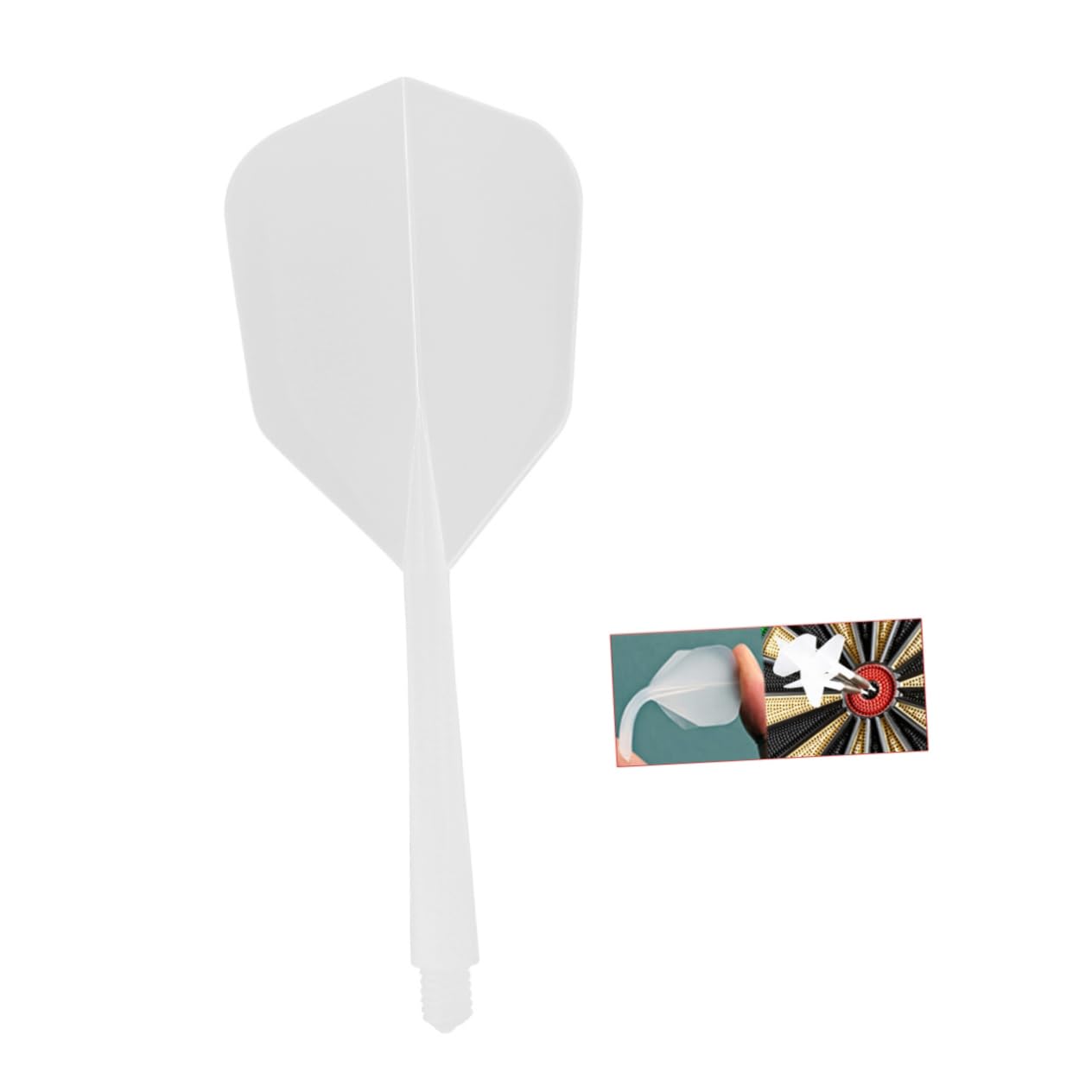 Anneome 4 Pack Tail Flights for Steel Tip Missions Fine Thread Accessories Wings for Outdoor Indoor Sports