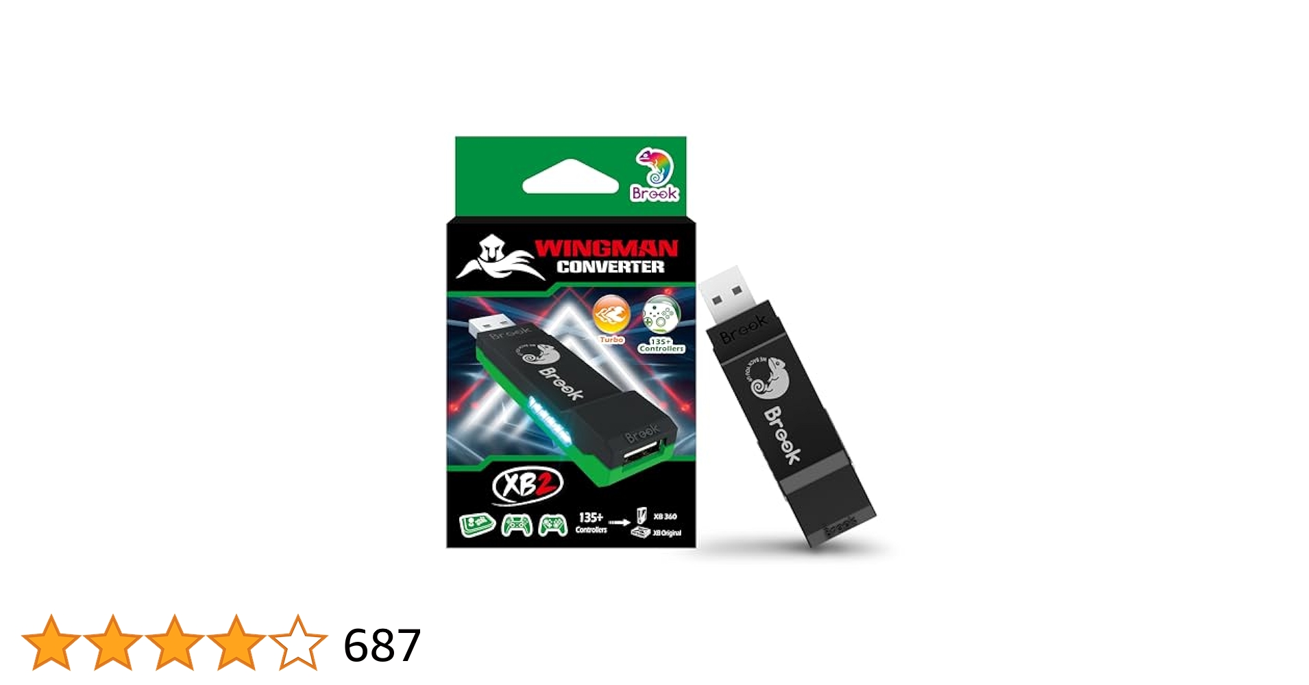 【匿名配送】ウィングマンXB2 コンバーターXB 360/XB Original Brook Wingman XB 2 Converter - Wireless Controller Adapter