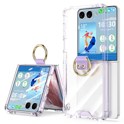 Coque anti-chute Galaxy Z Flip 7 transparente pour éviter les bris