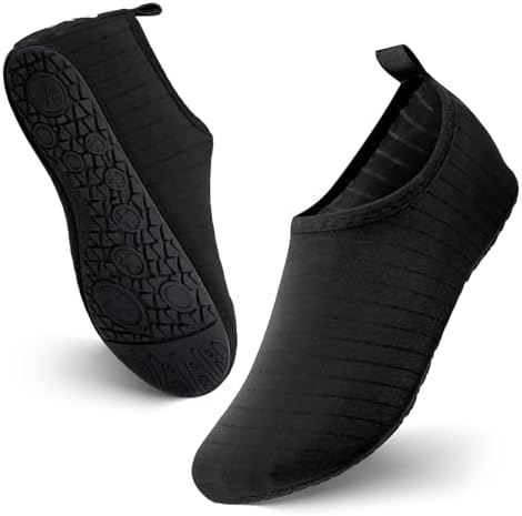 JOTO Water Shoes for Women Men Kids, Barefoot Quick-Dry Aqua Water Socks Slip-on Swim Beach Shoes for Snorkeling Surfing Kayaking Beach Walking Yoga