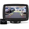 AUTO-VOX TD-2 Digital Wireless Reversing Camera IP68 Waterproof Backup Camera Stable Signal Reverse Camera Kit with Night Vision Car Rear View Camera 4.3” LCD Monitor 12V-24V