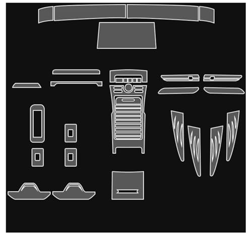 Film transparent TPU pour Lincoln Nautilus 2023 éviter rayures console écran navigateur