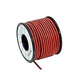 cable electrico calibre 10 Cable de silicona resistente a altas temperaturas.Temp: -60 grados centígrados +200 grados centígrados, voltaje nominal 600V, corriente de oso 5A