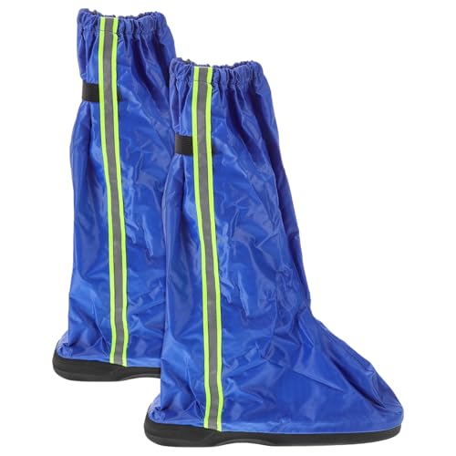 Cubiertas impermeables para calzado Happyyami, 1 par, para hombre y mujer, resistentes al desgaste, para días lluviosos y actividades al aire libre miniatura 4